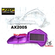 JRP (PURPLE) AX200S Air Filter & Cover Transparent Air Filter Cover Clear Filter PURPLE