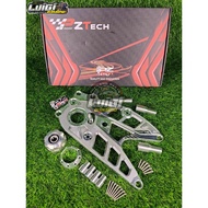 PZ TECH CNC SWING ARM YAMAHA NMAX155 V1 SILVER INDO CONCEPT / MALAYSIAN CONCEPT