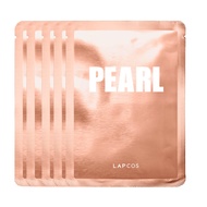 LAPCOS Pearl Sheet Mask, Daily Face Mask with Probiotics to Clarify Skin, Korean Beauty Favorite, 5-