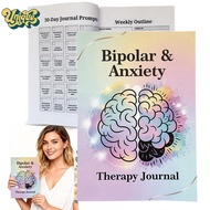 (Unique) Bipolar & Anxiety, Bipolar Disorder, BD Psychological Therapy, Journal Planners Notebook ne