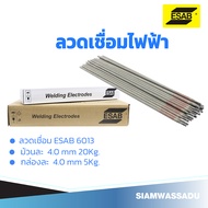 ESAB ลวดเชื่อมไฟฟ้า E6013 ขนาดลวด 4.0mm. มีให้เลือก 2 ตัวเลือก (5 kg. 20 kg)