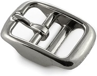 Stainless Steel Belt Buckle, Set of 5, Belt Buckles for Men and Women, Paracord 550 Buckle in Silver