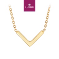 HABIB 750/18K Yellow Gold Necklace CJ-6-CL MNL02(18Y)