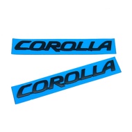 HITAM Corolla ALTIS Car Written Trunk Emblem Logo - Black DOP