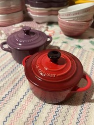 LE CREUSET Mini Cocotte 迷你圓烤盅紅色/紫色