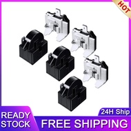 3X QP2-4.7 PTC Starter Relay 1 Pin Refrigerator Starter Relay and 6750C-0005P Refrigerator Overload Protector