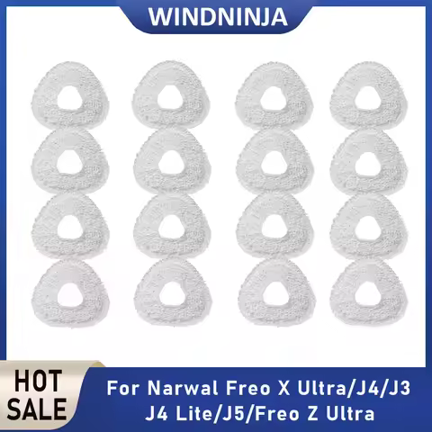 For Narwal Freo X Ultra/Freo Z Ultra/J4 Lite/J5/J3/J4 Robot Vacuum Cleaner Accessories Mop Pads Repl