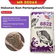 [20KG] [8822] Makanan Ikan Pertengahan 5mm [Grower Fish Pallet][Fish Food] [Talapia | Keli | Kelah |