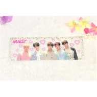 NUEST NU'EST TRANSPARENT banner JR JONGHYUN MINHYUN BAEKHO ARON REN MINKI handbanner