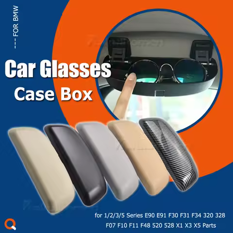 Car Glasses Box Storage Holder Sunglasses Case for BMW X1 F48 E84 X3 F25 G01 X5 F15 F20 F30 G20 F10 
