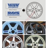 VOLK car rim stickers RAYS Engineering