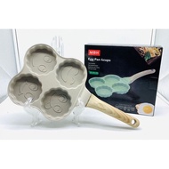 SQUARE SMILE EGG PAN 4 CUPS