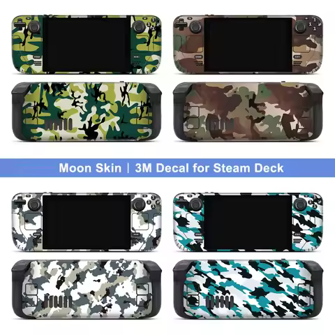 3M Decal for Steam Deck Full Skin Wrap Camo Pattern Vinyl Decal Game Accessories Sticker Cover for S
