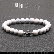 Yin Yang Natural Stone Bracelet – U1 Collection by January Studio KL92C