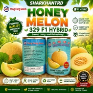 Tin 200g HONEY MELON 329 Yong Fung Seeds Biji Benih Melon Tembikai Susu Wangi Manis F1 Hybrid Honew 