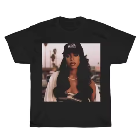 Vintage Aaliyah Pattern Men's Cotton Spring/Summer New Product Unisex T-shirt