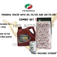 PERODUA 10W30 Engine Oil (3L) 5000KM VIVA KELISA KENARI KANCIL 10W-30 With Perodua Oil