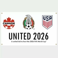 Hantar dari gudang tempatanTEMU Foreign Trade Supply World Cup flag World Cup 2026 Flags of Canada t