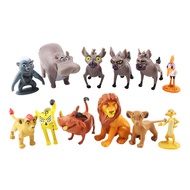 12Pcs/Set 3-5cm Disney Movie The Lion King Mufasa Rafiki Sarabi Simba Scar Hyena Nala Timon Pumbaa Q