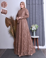 Azuma Gamis-Burkat Premium Baju seragam kondangan jumbo Dres Pesta wanita Gamis Burkat Jumbo Gamis Burkat Terbaru Dan Terviral