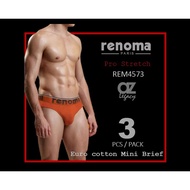 RENOMA Pro-Stretch Three Euro Cotton Spandex Mini Brief (REM4573)