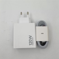 KLOIO สาย Xiaomi 120W Max ชุดปั้มอากาศรถยนต์ EU GaN อแดปเตอร์ชาร์จแบตเตอรี่ความเร็วสูง6A USB Type C 