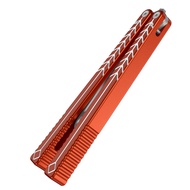 Nabalis X Will Hirsch Vulp Bushing Butterfly Knife Balisong Trainer 6061 Aluminum Channel Handle Wit