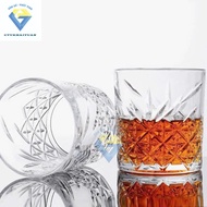 Set of 12 beer glasses, 360ml whiskey glasses, Diamonds Whiskey glasses
