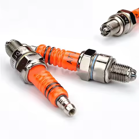 High Performance Racing 3 Electrode Spark Plug Compatible with 90cc 110cc 125cc 50cc 70cc Honda-CRF5