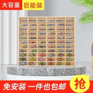 Wooden Multi-Grid Box Car Storage Display Box Hand-Made Storage Box Multi-Layer Display Cabinet Wall Toy Display Stand