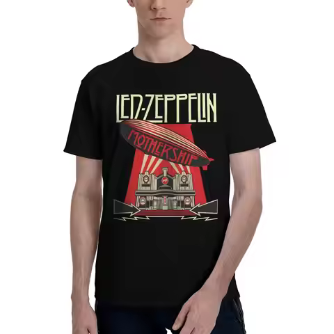 New 2025 yaer Led Zeppelin Mothership Tour Symbol t shirt men sleeve shirt