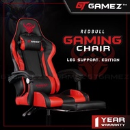 GTGAMEZ Kerusi Gaming LED Lighting Red Pink White Red Bull Gaming Chair Ergonomic Chair Office Chair