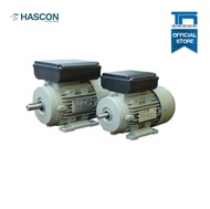 HASCON 1.5kW 2P B3 M 220V  มอเตอร์ 2แรง 2โพล  ขาตั้ง ไฟ 220v. 1เฟส เพลา 24 มิล