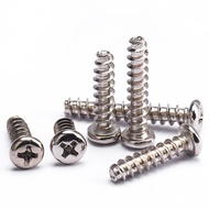 304 Round Head Flat Tail Self-Tapping Screw Wooden Screw Screw M3.5/M4/M5/M6SUS