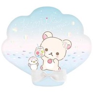 【懶熊部屋】Rilakkuma 日本正版 拉拉熊 懶懶熊 白熊 牛奶熊 白熊假期系列 涼感 貝殼 造型 抱枕 娃娃