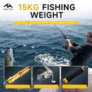HAUTTON Golden Armor Portable Travel Carbon fiber ultra-light telescopic rod Fishing Rod