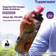 TUPPERWARE H2GO XTREME BOTTLE 750 ML BLACK BOTOL MINUM INFUSED WATER