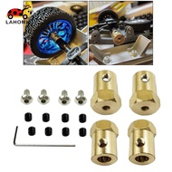 [LAHOMIA] 5mm-12mm Extension Adapter Metal Brass 5mm to 12mm Wheel Extension Connector for RC Car