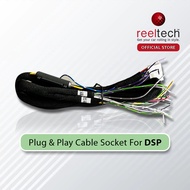 Plug & Play Cable Socket for DSP | Proton Perdua Toyota Honda | Car DSP Amplifier | DSP Cable