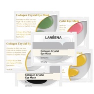 Lanbena Collagen Crystal Eye Mask Eye Patches Dark Circle Puffiness Anti-Aging Wrinkle (1's)(Exp:Jan