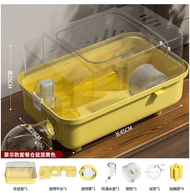 Lồng vận chuyển Hamster Lồng Hamster đầy đủ phụ kiện đế màu