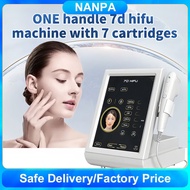2023 7D Hifu Ultrasound Machine Facial Lifting Skin Tightening Painless Anti-wrinkle Therapy With 7 Cartridge Anti Aging Wrinkle Removal Beauty Treatment Device