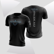 T-SHIRT BLACK PASKAU New Original Trendy Short Sleeve T-shirt