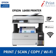 EPSON EcoTank L6490 A4 Ink Tank Printer print, scan, copy, FAX, LAN, wireless, Duplex print, ADF, 00