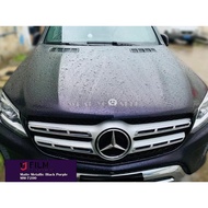 Matte Metallic Black Purple wrap air free Yajiu Derek car wrap film MM-7200