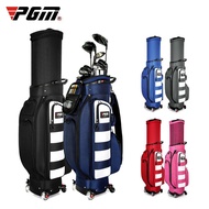 PGM Including rain cover telescopic travel golf bag with universal 4 wheels bag cap lock and brake system for men women