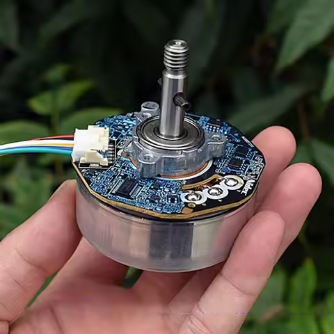 DC Fan Brushless Motor DC15V-24V Air Purifier Fan Motor Electric Motor with Driver Board, Pulse Freq