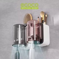 ECOCO Toothbrush Holder Cup Set - Toothbrush rack, toothpaste Holder, glass