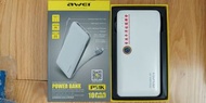 AWEI 自帶線多輸出行動電源 充電器 尿袋 Power Bank10000mAh 聚合物電池