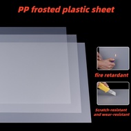 PP PVC Matt Translucent Sheet High Transparency 1-2mm for Background Divider Panel Craft Board